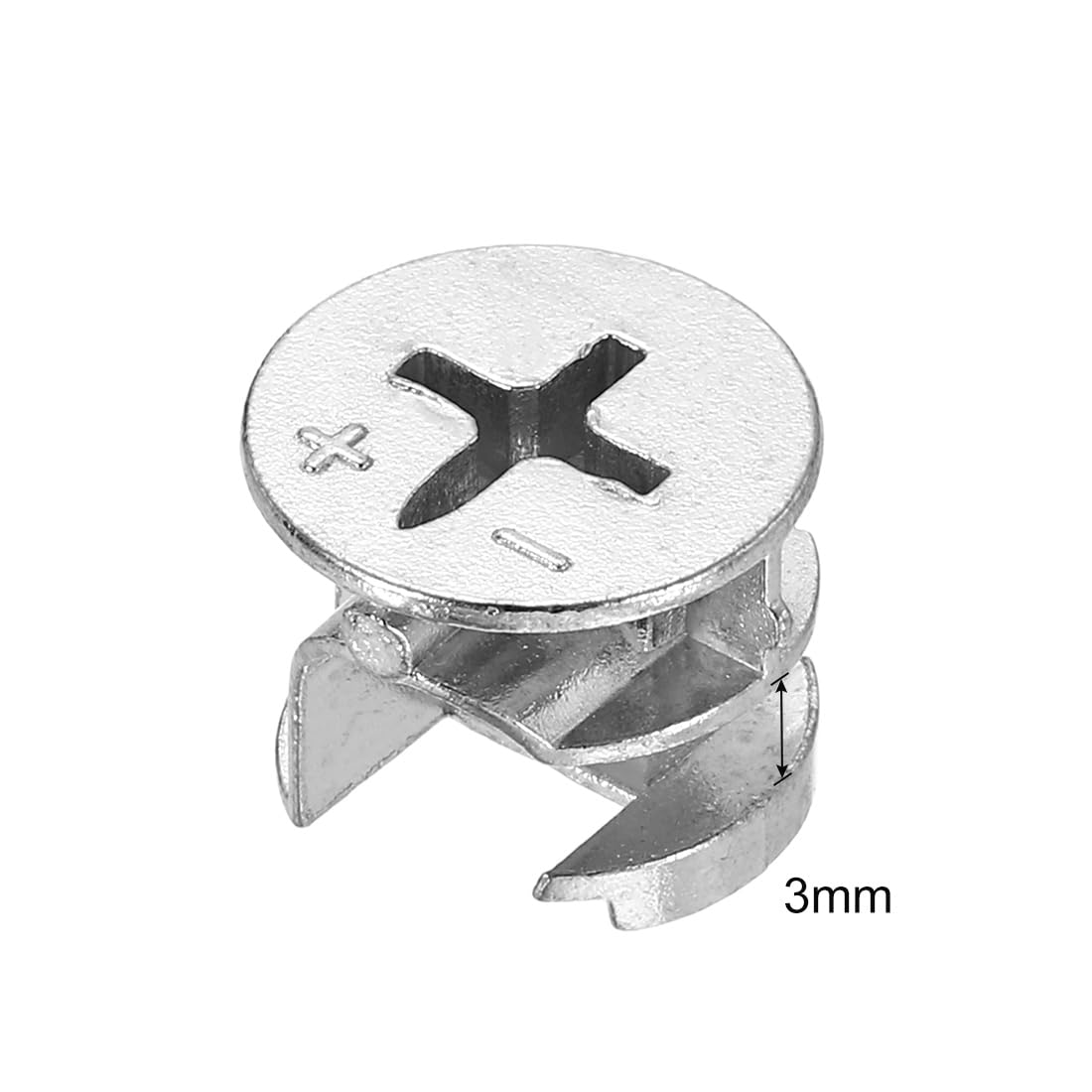 sourcingmap Industrial Ecrou Came Meuble 15x12mm Lot 10