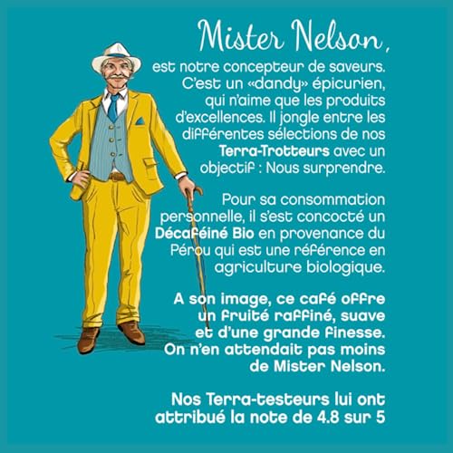 Terramoka Mister Nelson Dosettes Senseo Décaféiné 160