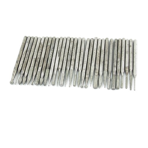 Sourcingmap Pointes Diamant 3 mm Lot de 30 avec Coffret