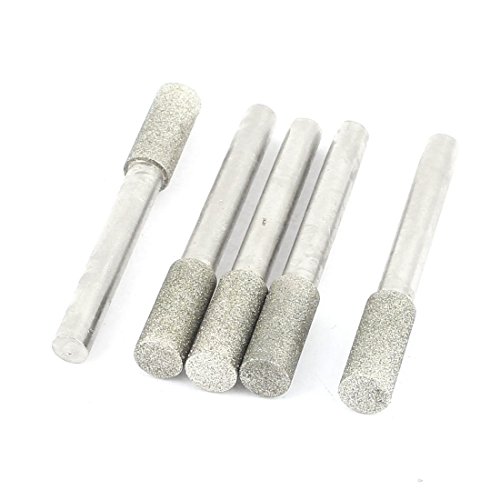 Sourcingmap Pointe diamant cylindrique 8 mm lot de 5