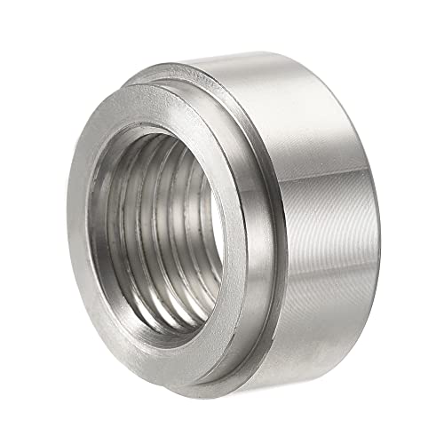 sourcingmap M16 raccord à souder femelle alu argenté M16x1.5