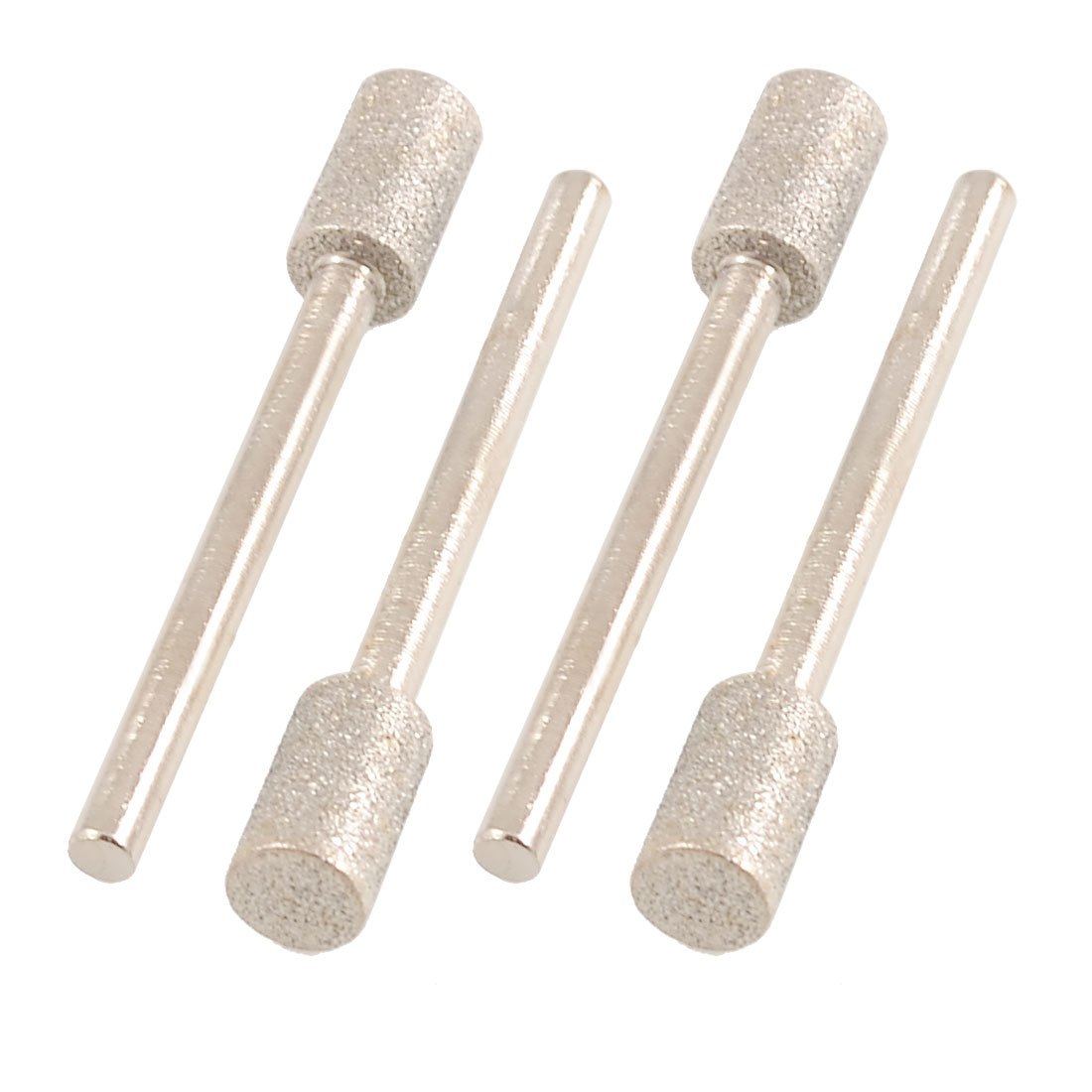Sourcingmap Pointe Diamant 6 mm Cylindrique Lot 4 Fraise Tige