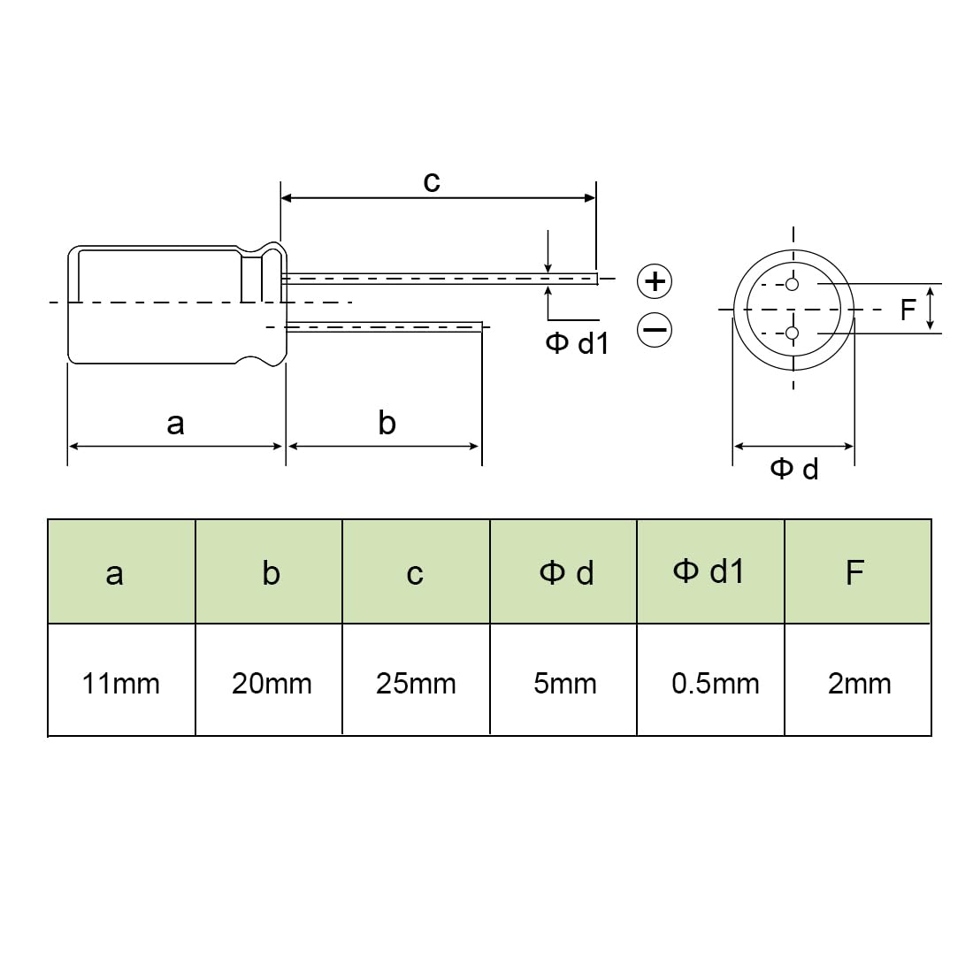 sourcing map 33uF 25V condensateur 30 pcs 5x11mm 105°C