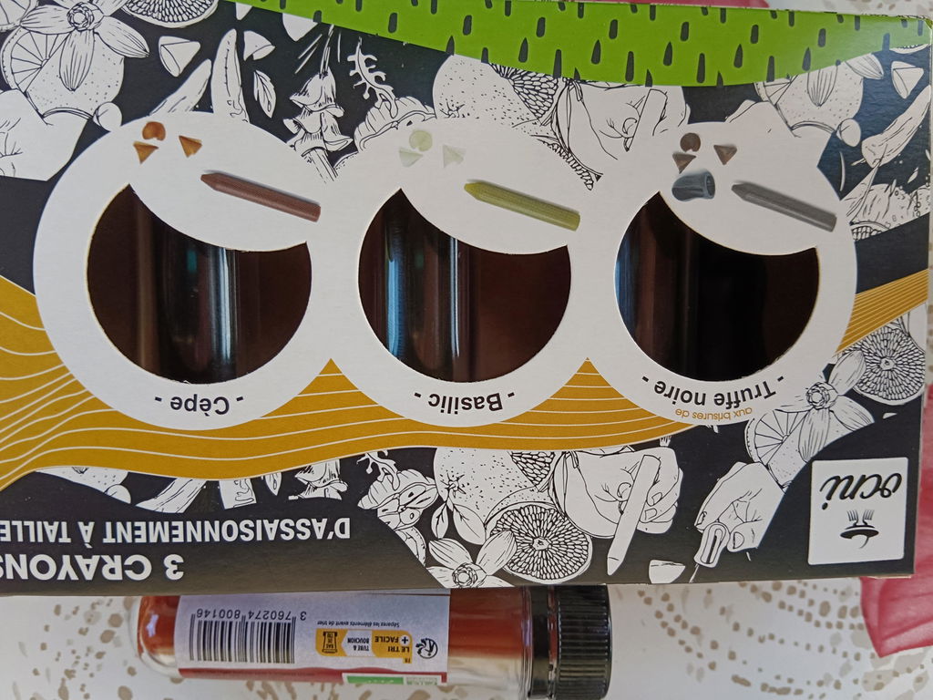 OCNI Coffrets 3 crayons Festive Feast Basilic Truffe Cèpe