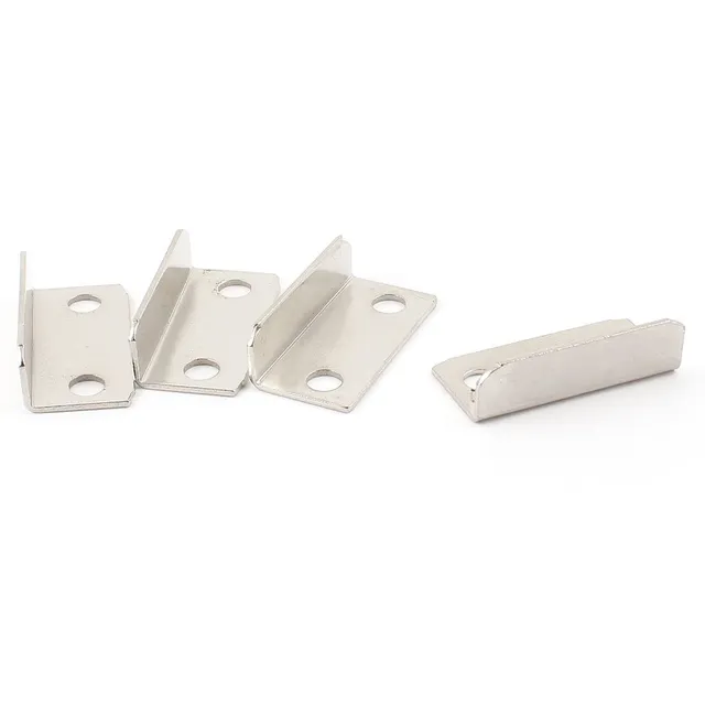 Sourcingmap Home & Garden gâche serrure tiroir argent 28mm lot 4