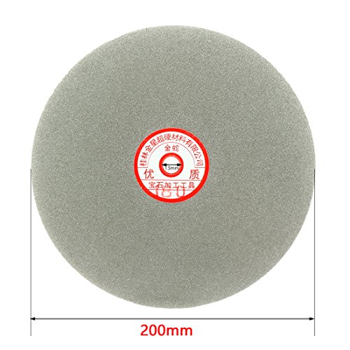 Sourcingmap Industrial disque diamant 200mm grain 180 polissage