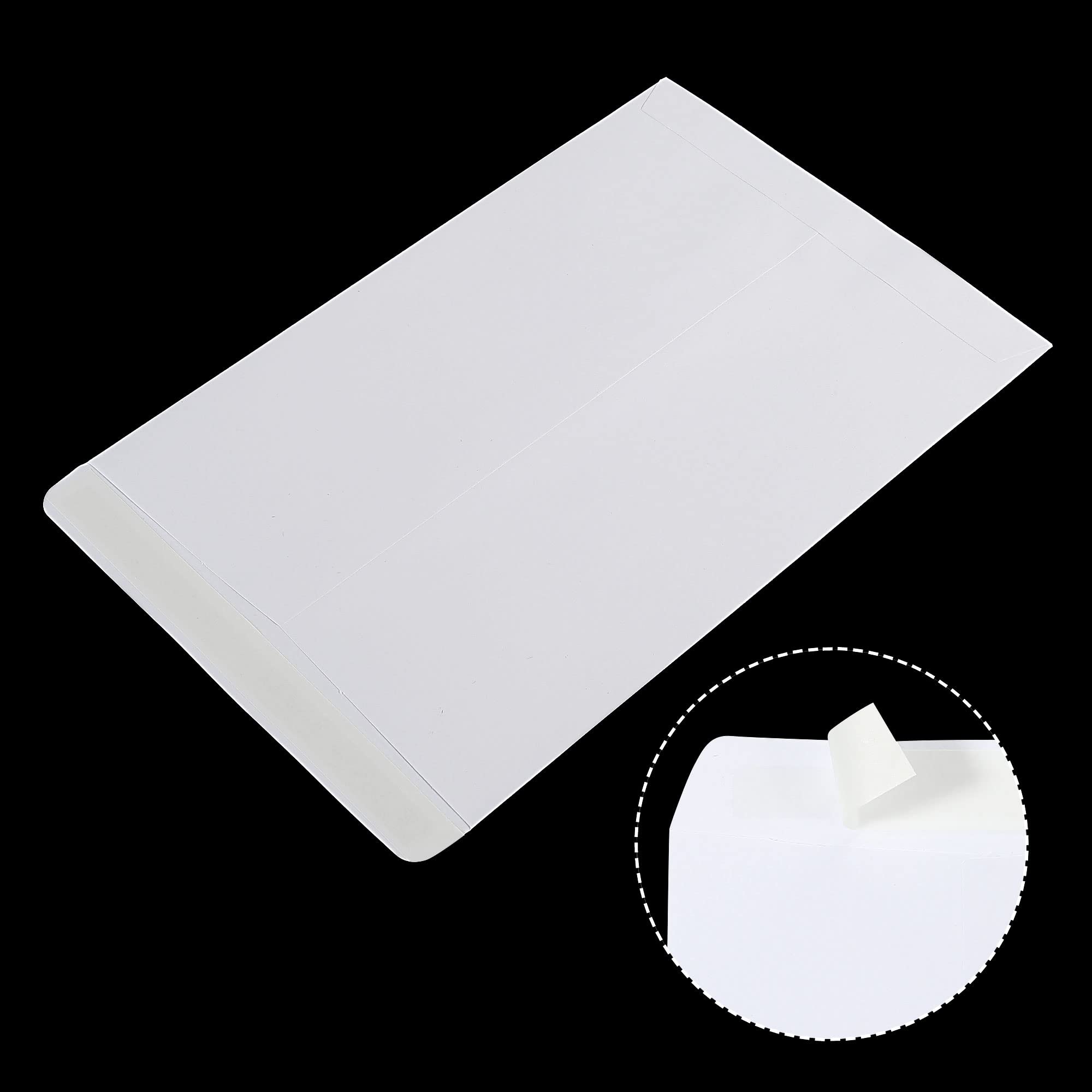 sourcing map #7 enveloppes blanches 25 pièces autoadhésives 23x16,2 cm