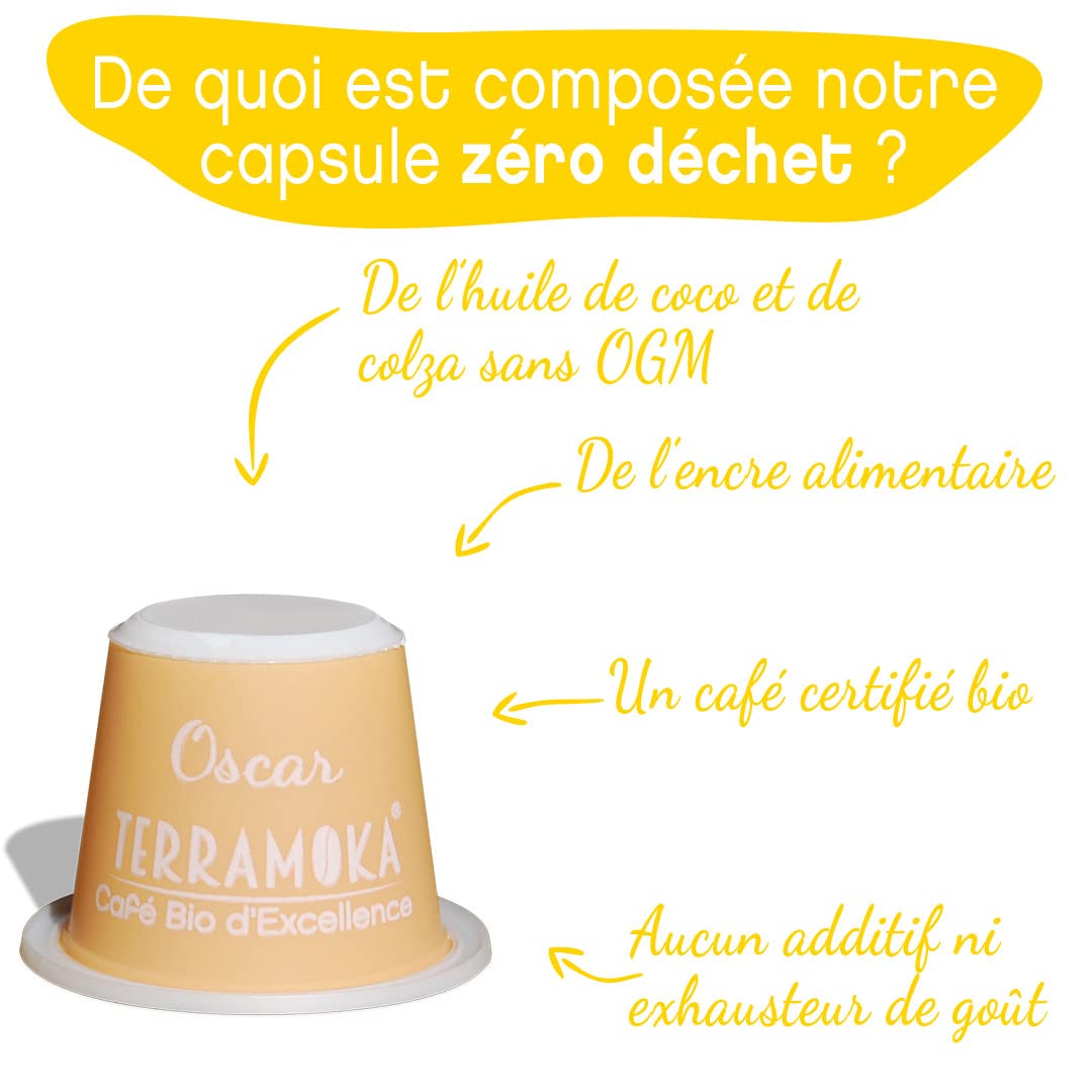 Terramoka Sir Oscar capsules café bio Ethiopie 300 fruité