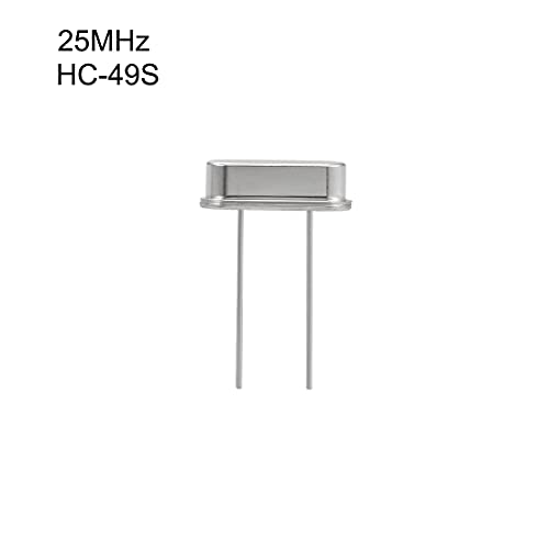sourcing map HC-49S quartz 25 MHz DIP 20 ppm