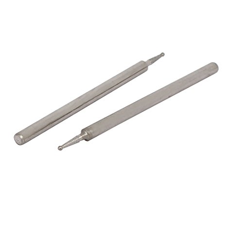 Sourcing Map Fraise Diamant Boule 0,8 mm Tige 2,35 mm 20 Pcs