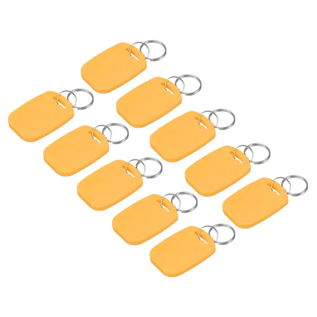 sourcing map M1 porte-cles RFID 13,56 MHz jaune x12 lecture seule