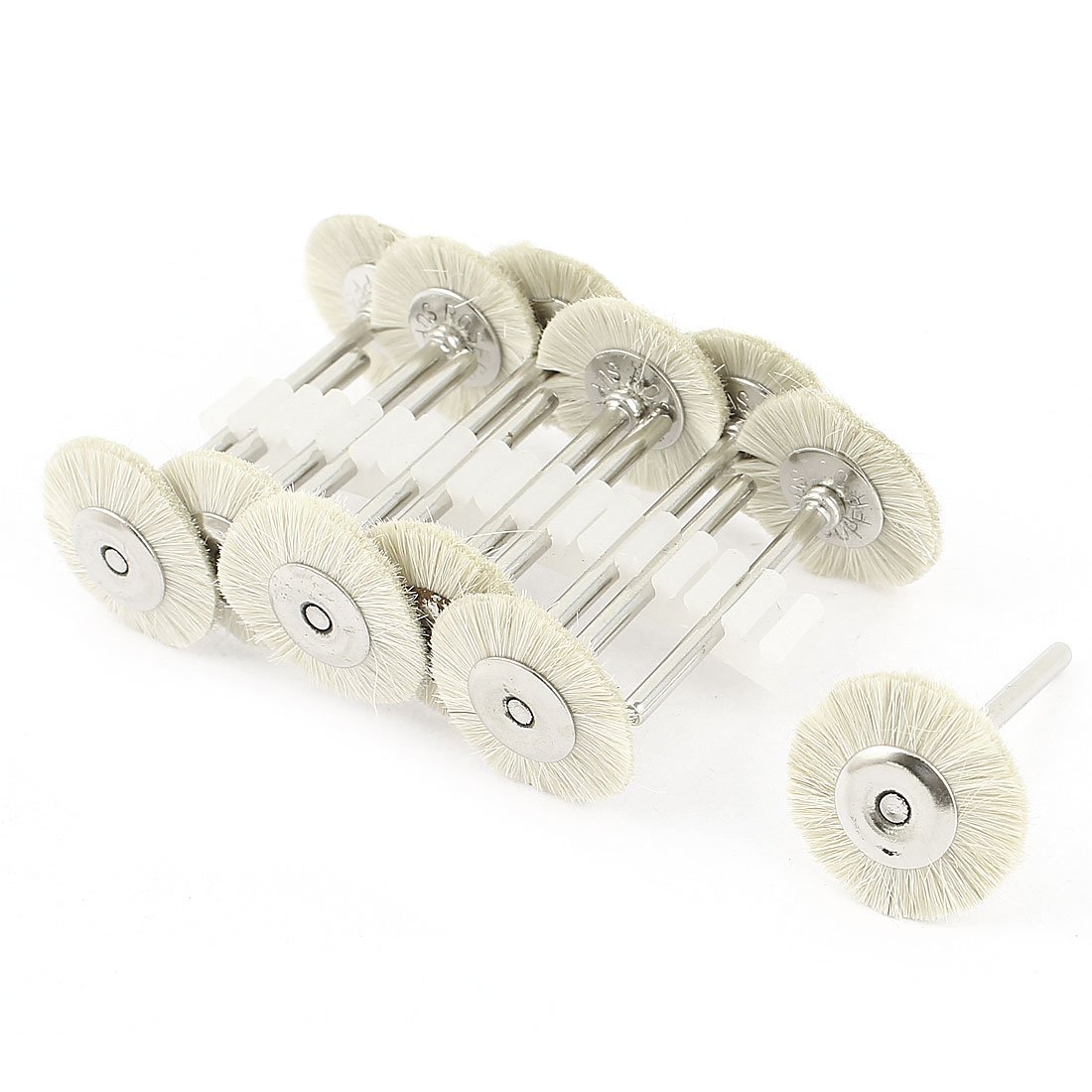 Sourcingmap Brosse Rotative Poils Doux 25mm Lot de 12