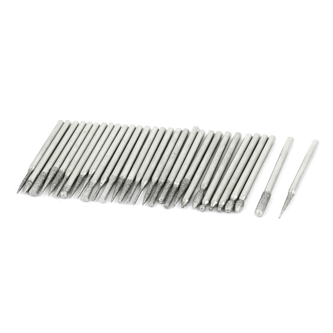 Sourcingmap Fraise Diamant Tige 3mm 30 pcs Coffret Meulage