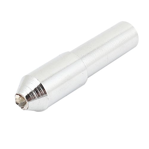 sourcing map Stylo dresseur diamant 48mm pointe diamant argenté