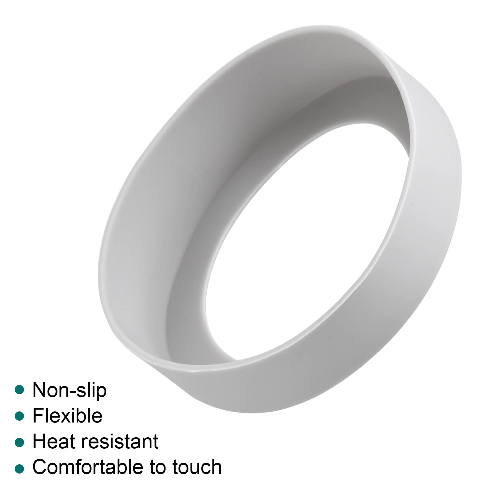 sourcingmap Home & Garden socle gourde silicone gris lot 4 antidérapant