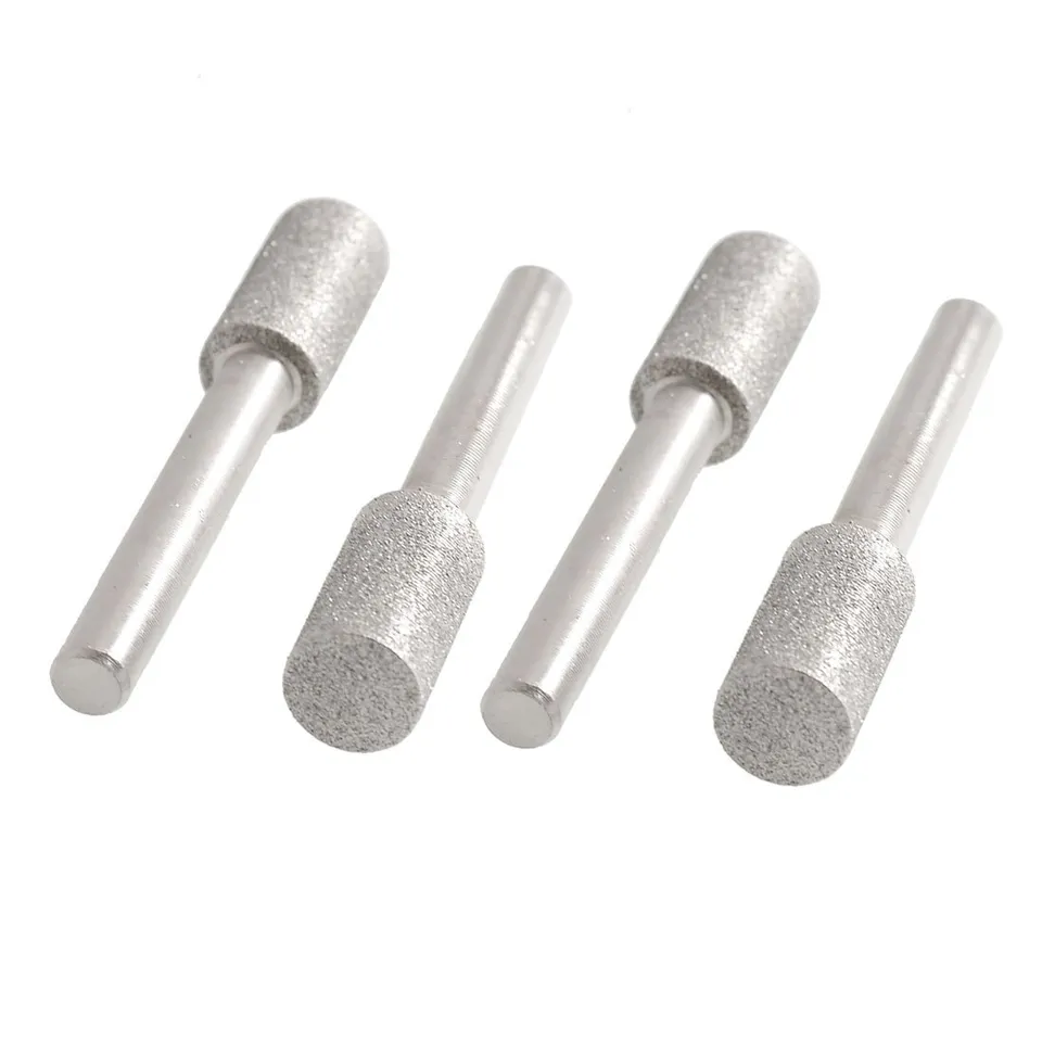 Sourcingmap Industrial pointe diamant cylindrique 10 mm lot 4