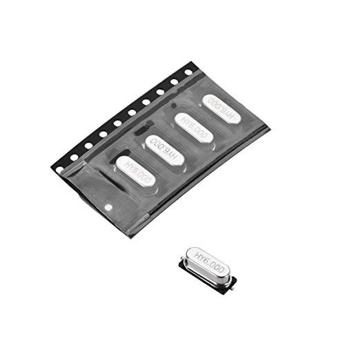 sourcing map Oscillateur Quartz 6MHz 20Pcs CMS 49SMD