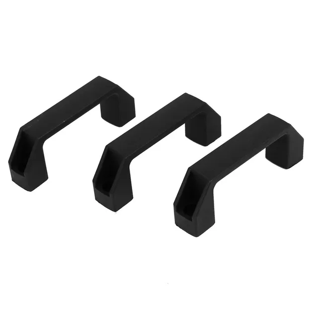 Sourcingmap Home & Garden poignée meuble arc noir 110mm 3 pcs