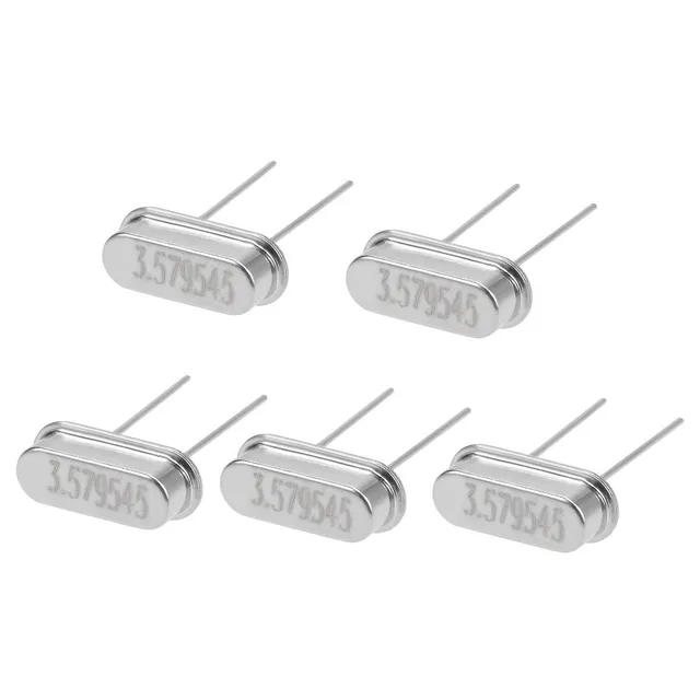 sourcing map HC-49S 3,579545 MHz quartz oscillateur DIP 2 broches