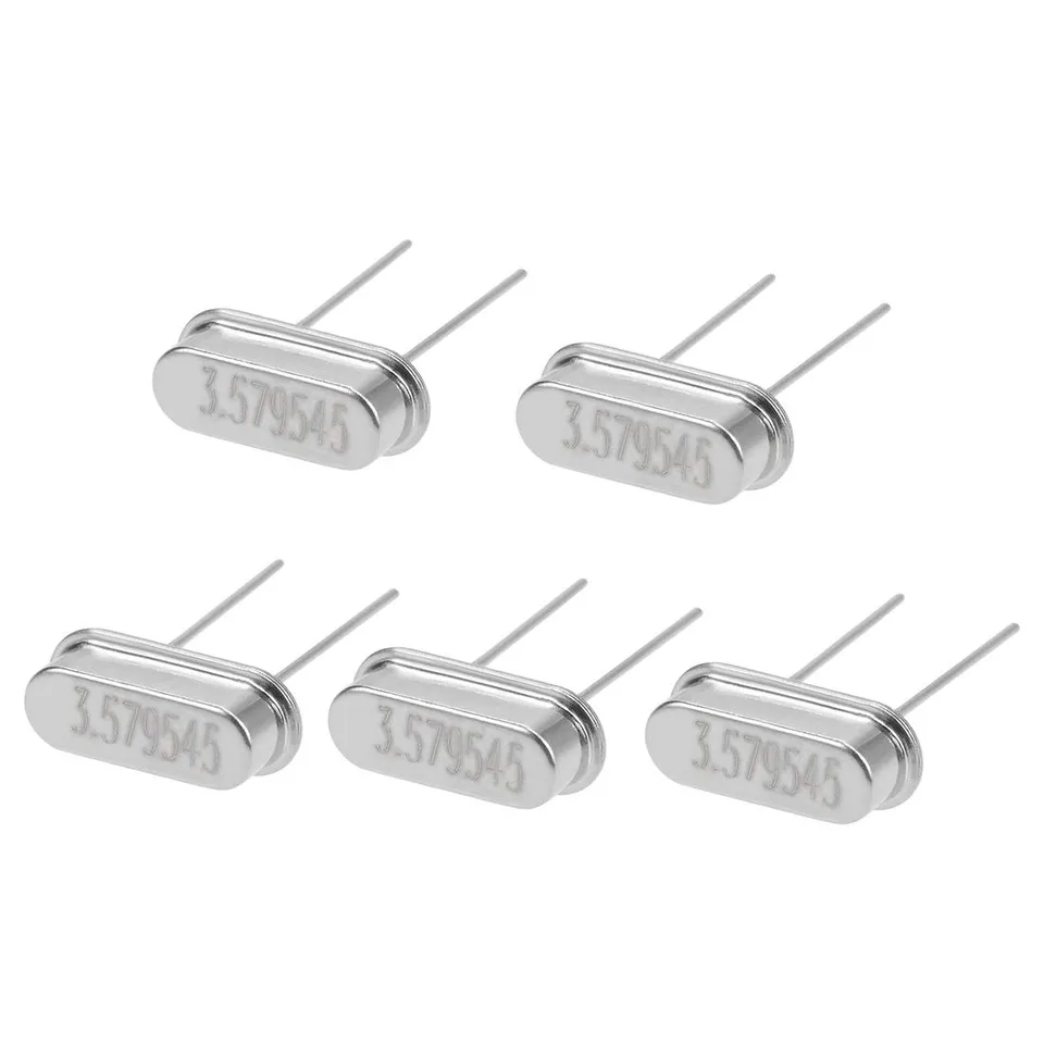 sourcing map HC-49S 3,579545 MHz quartz oscillateur DIP 2 broches
