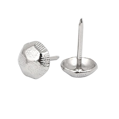 sourcing map Clou Tapissier Argenté 11x17mm Lot 150 Inox