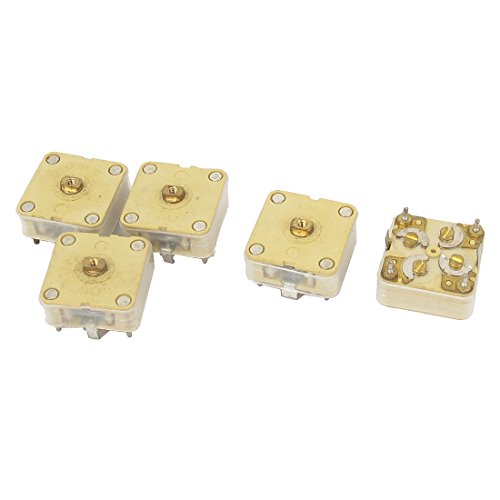 Sourcingmap 444HF condensateur variable 20pFx2 lot 5