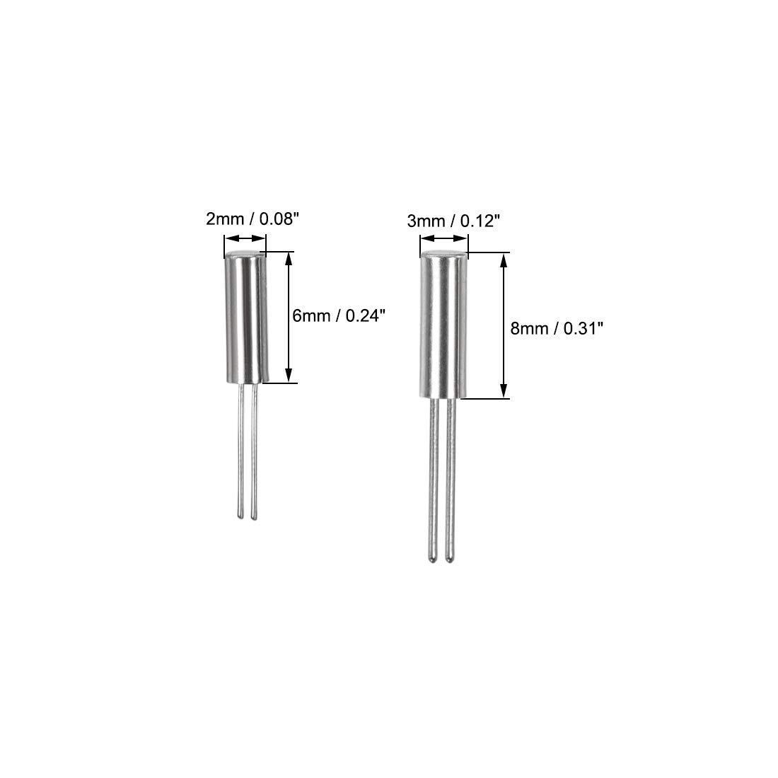 Sourcingmap Oscillateur Quartz Assortiment 54 Pièces DIP HC-49S