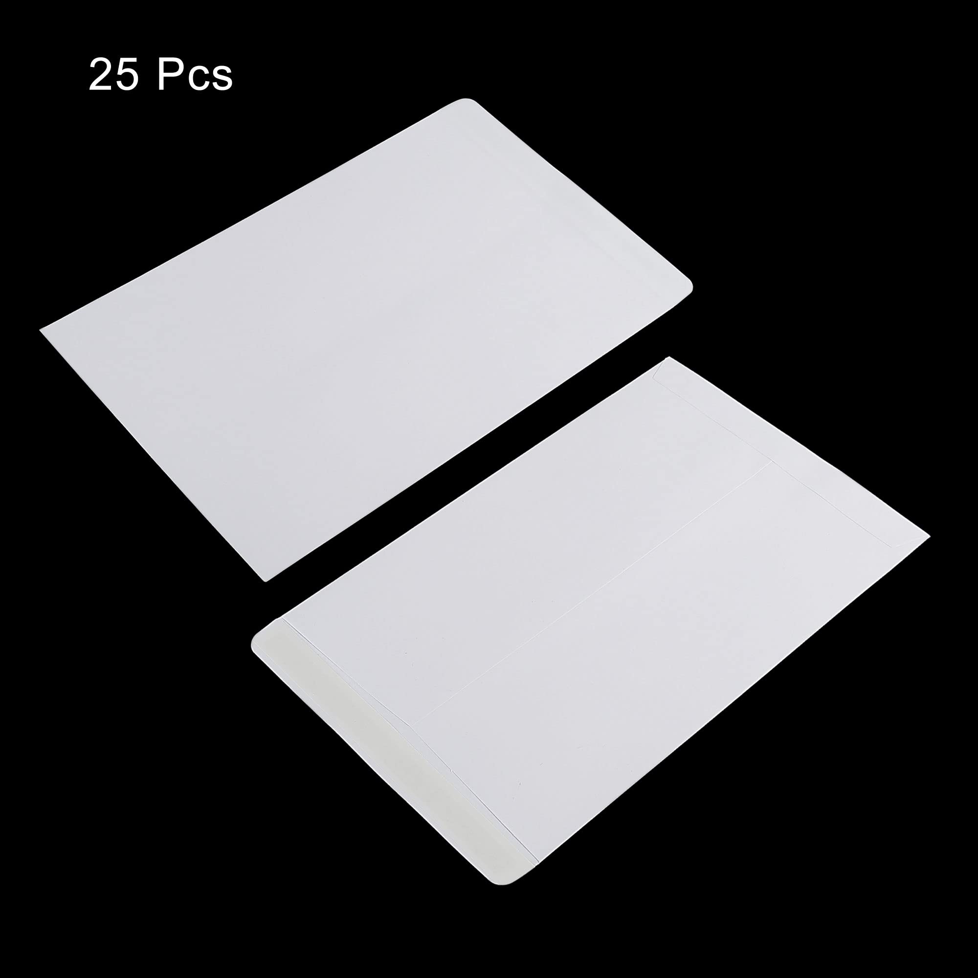 sourcing map #7 enveloppes blanches 25 pièces autoadhésives 23x16,2 cm