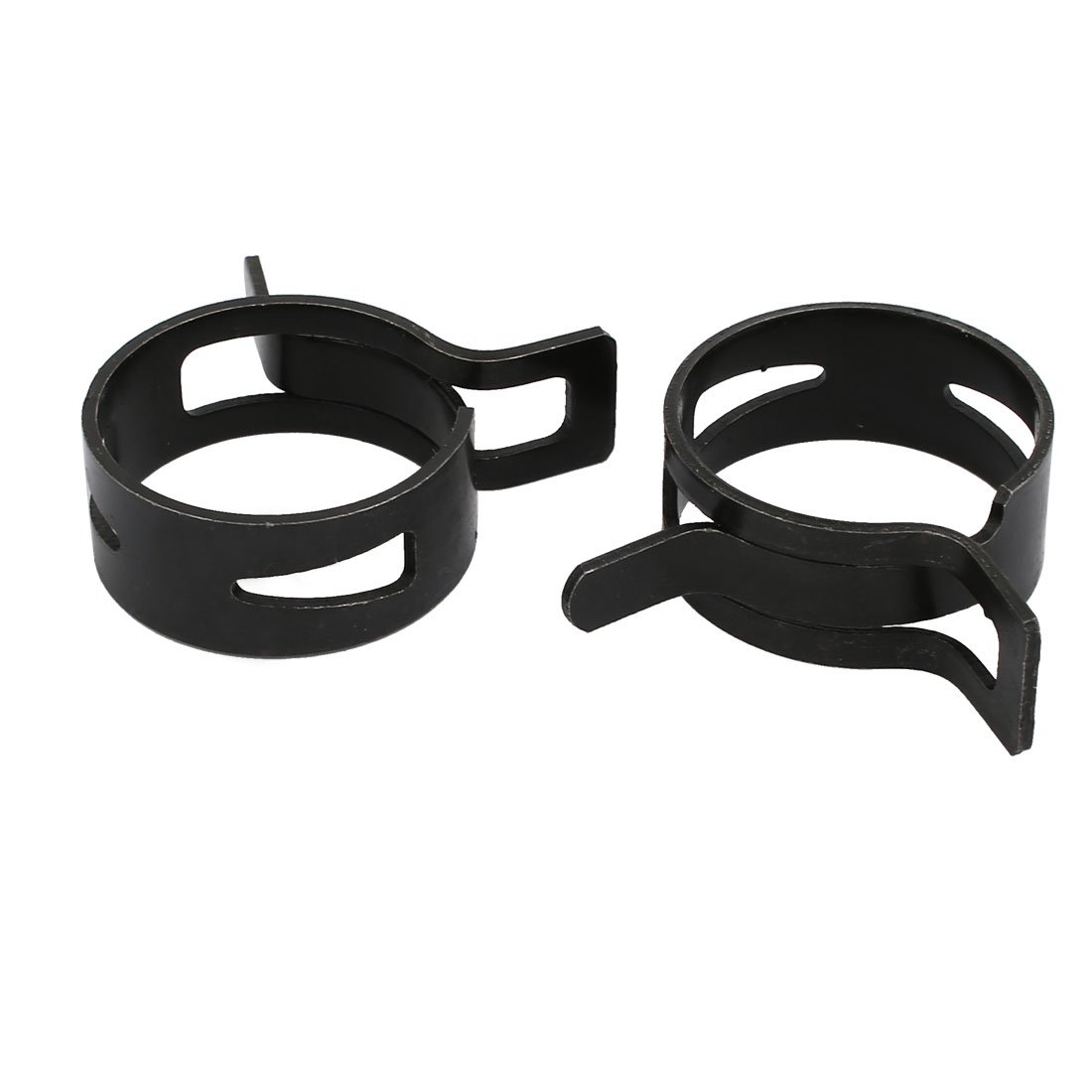 sourcing map Industrial collier ressort 25mm noir lot 20