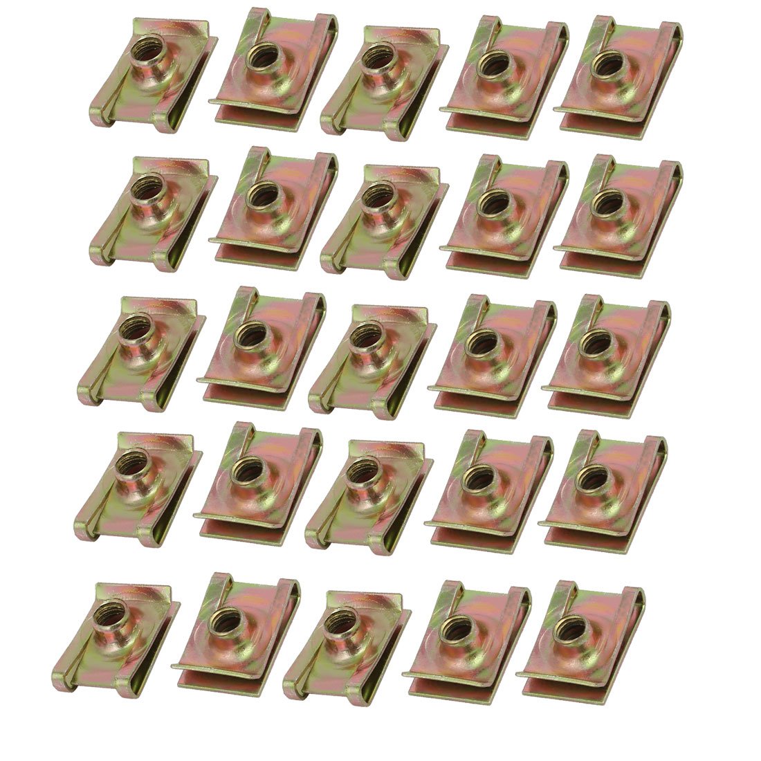 sourcingmap écrou en U M6 clips carénage lot de 25