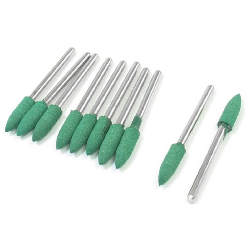 Sourcingmap Industrial pointes cône 5x15mm lot 10 vert
