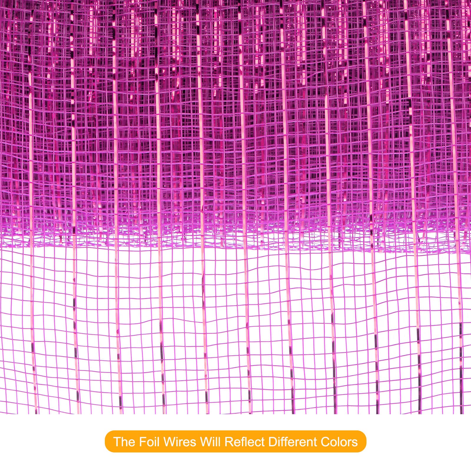 Sourcing Map Home & Garden ruban jute rose 26 cm x 9 m
