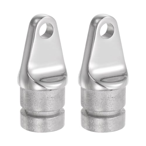Sourcing Map Embouts Bimini Bateau Inox 22mm 2 Pcs