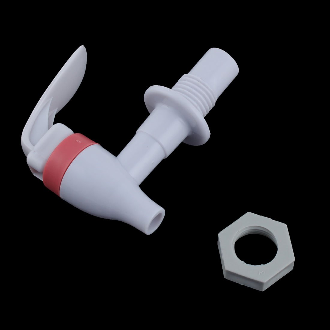 Sourcingmap robinet distributeur eau poussoir blanc 15 mm 2 pcs