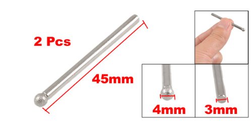 Sourcingmap Pointe Boule 3x4mm Fraise Diamantée 2 pcs Tige 3mm