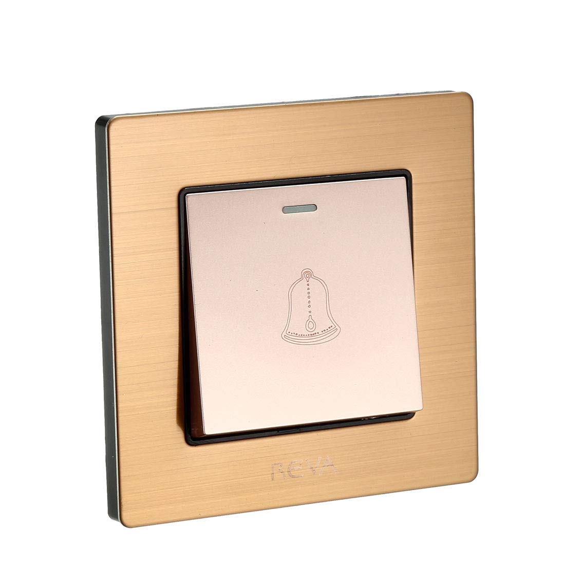 Sourcingmap Electronics bouton sonnette argenté 86x86mm 16A