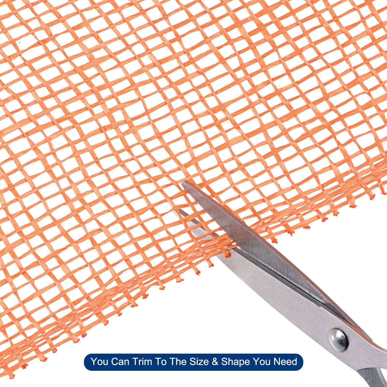 Sourcing Map Ruban maille jute orange 25,4cm 5 yards