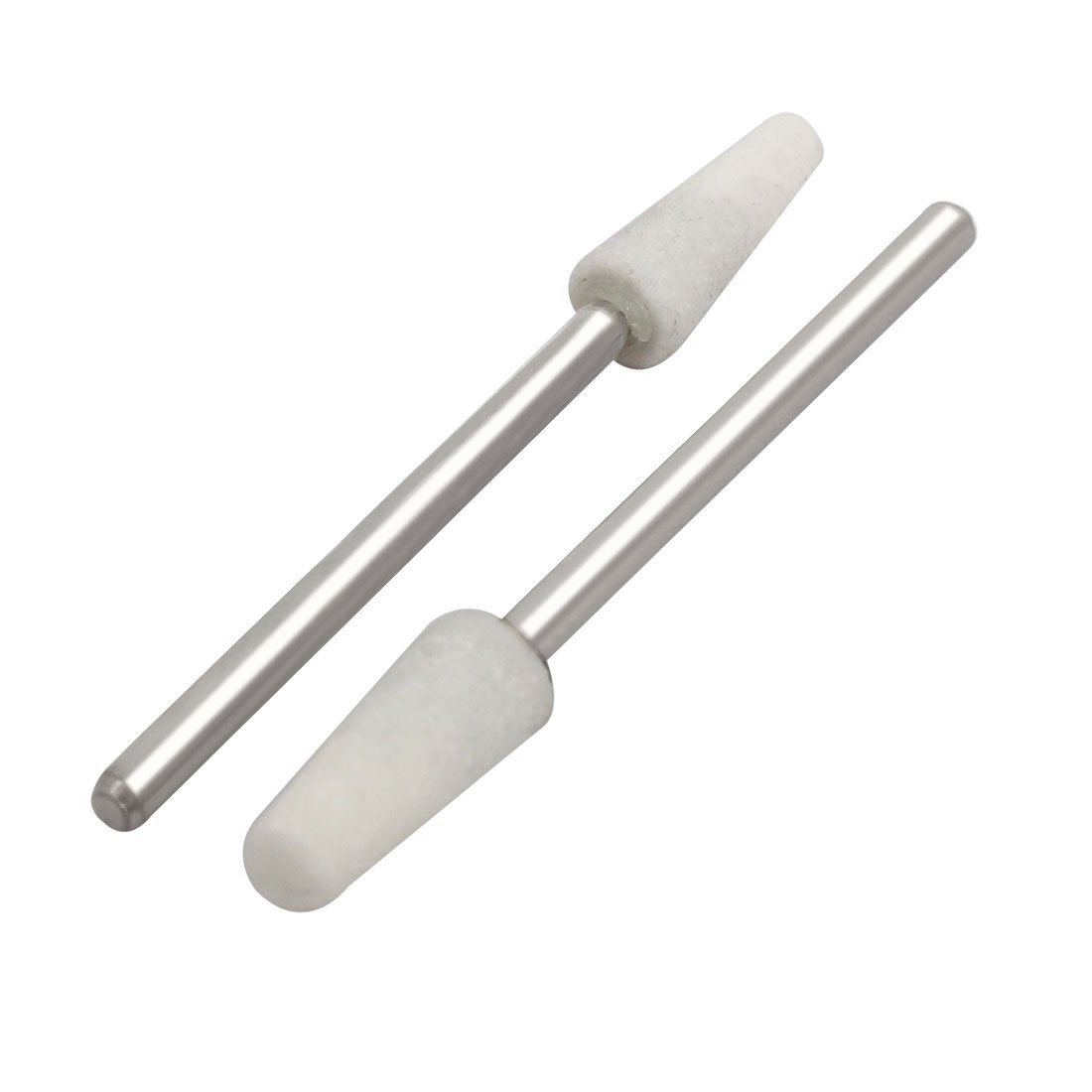 SOURCINGMAP Pointe à meuler corindon blanc 10pcs tête 5 mm