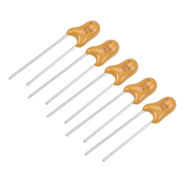 Sourcing Map Industrial condensateur tantale 35V 1uF 5 pcs