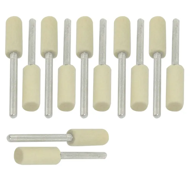 Sourcing Map feutres polissage cylindriques 6 mm lot de 12