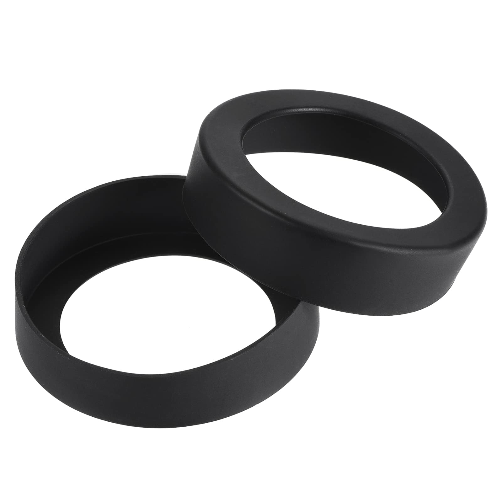 Sourcing Map Protège-bouteille silicone noir 67mm lot 4