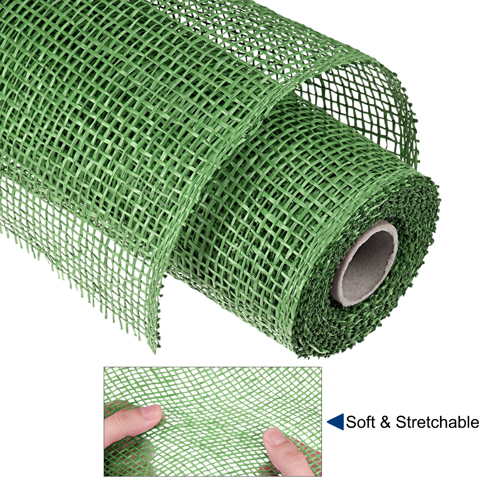 sourcing map Home & Garden ruban maille 10 pouces olive 4,57 m