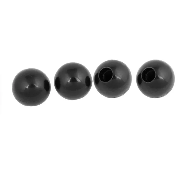 Sourcingmap Home Boule de Serrage M10 32mm Noire Lot 4