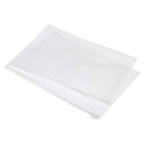 sourcing map pochette zippée A5 blanche lot 5 imperméable