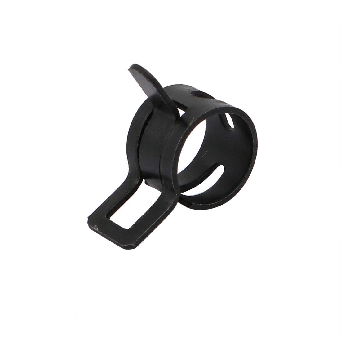Sourcingmap Industrial collier ressort 10mm acier noir 10pcs