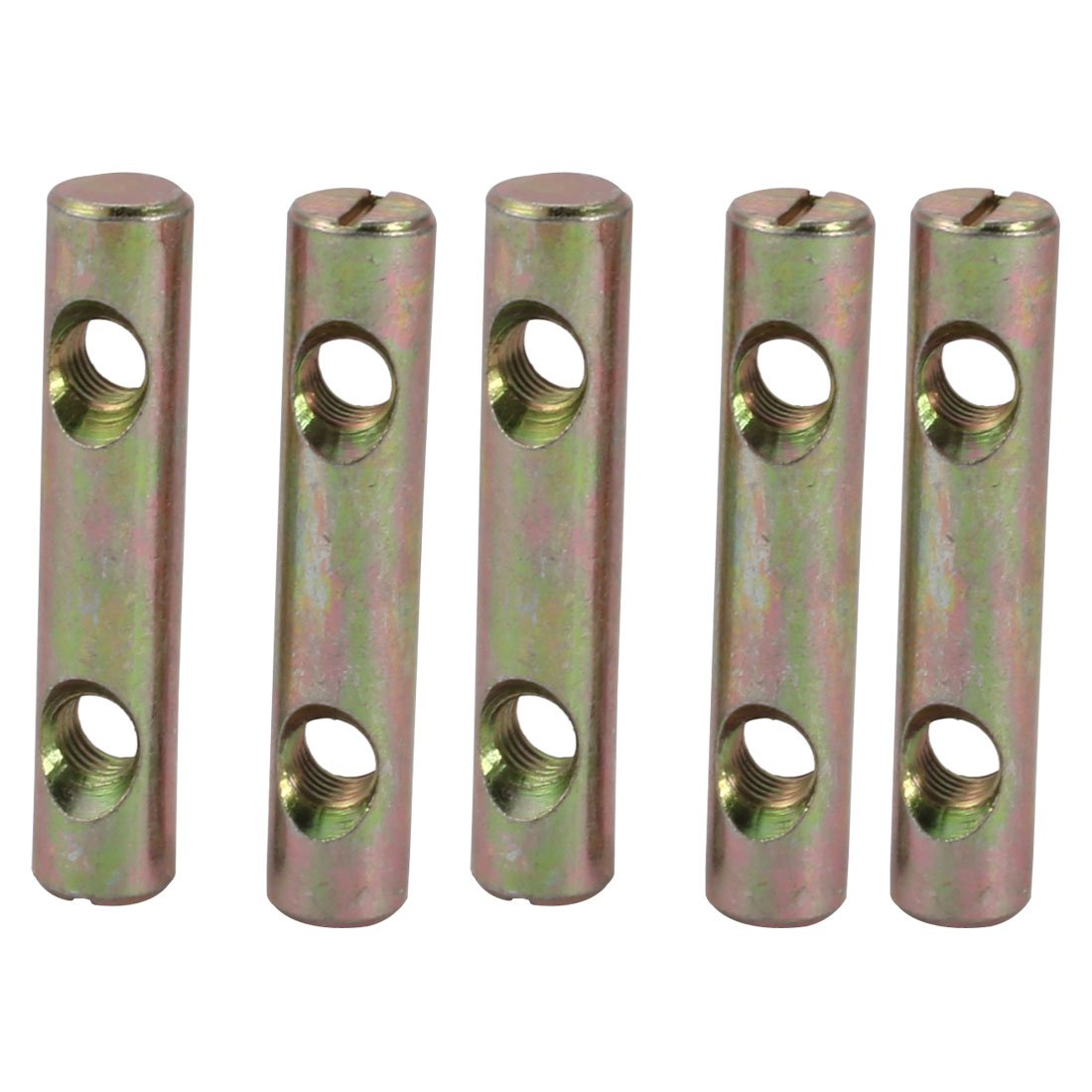 Sourcing Map Home & Garden écrou croisé M8x60mm fer zingué 5pcs
