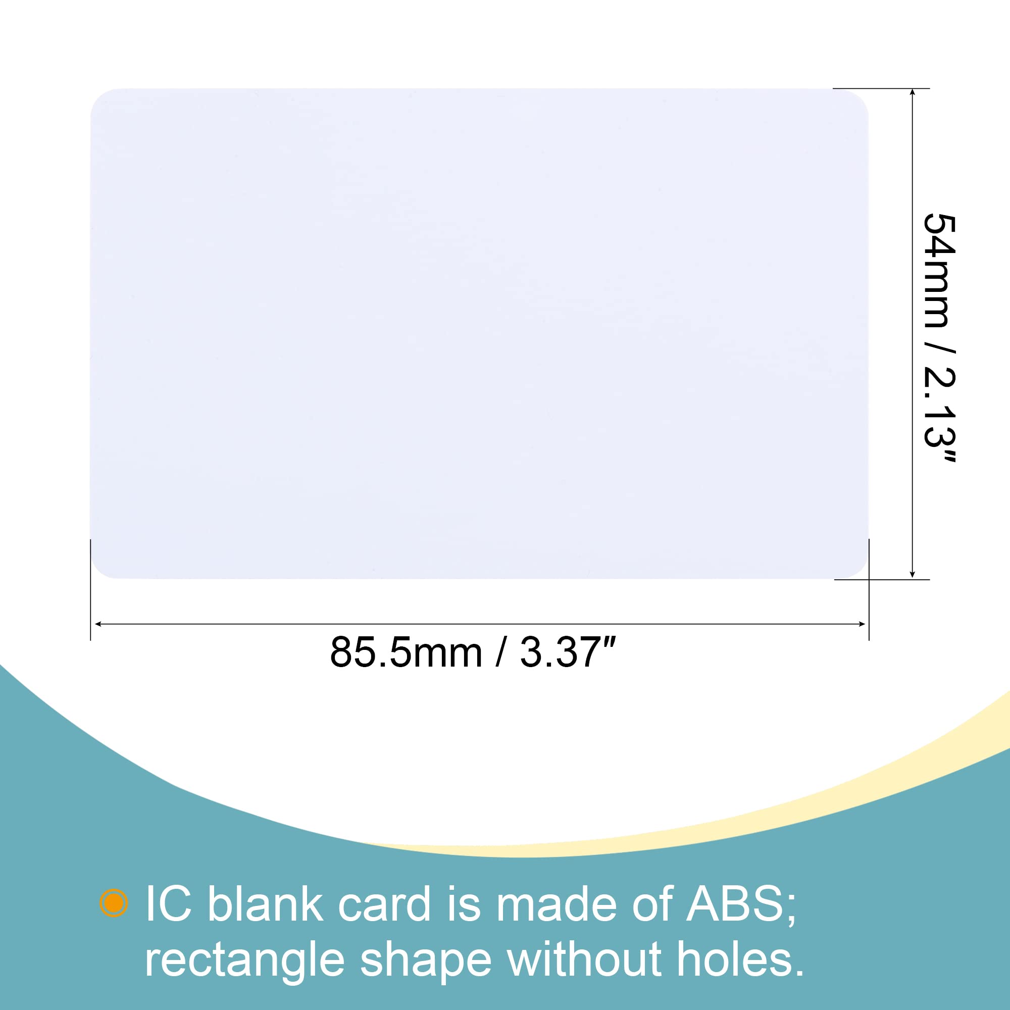 sourcingmap Electronics carte RFID 13,56MHz blanche lot de 10