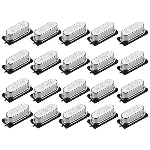 sourcing map Oscillateur Quartz 4MHz 20Pcs CMS 49SMD