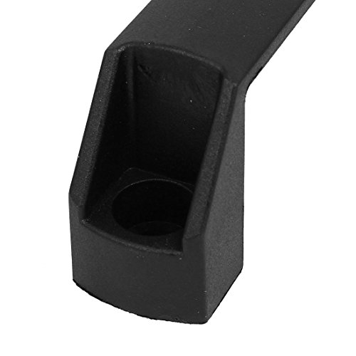 Sourcingmap Home & Garden poignée meuble 140mm noir lot 4 plastique