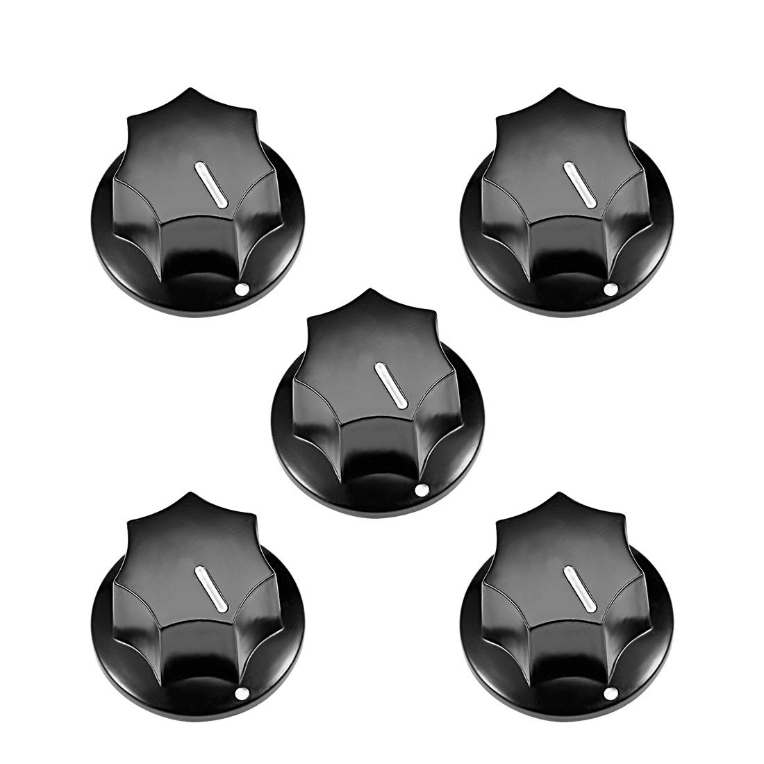 sourcing map B01 bouton potentiomètre 6mm noir 10 pcs 24x15mm